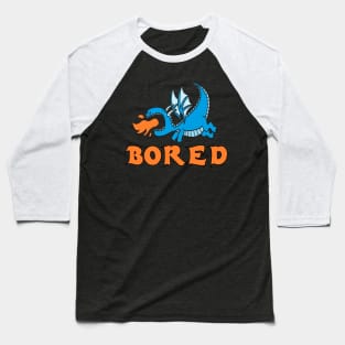 Bored, Silly Dragon Baseball T-Shirt